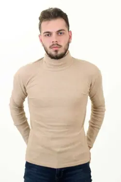 پلیور بافتنی کامل یقه اسکی برند EMKA GİYİM کد 1665244029