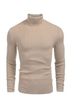 پلیور بافتنی کامل یقه اسکی برند EMKA GİYİM کد 1665244029