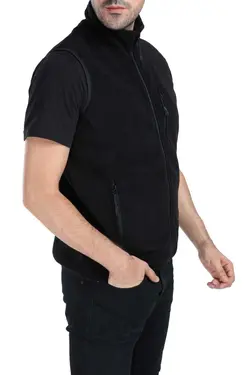 جلیقه جیب دار چند پلار مشکی مردانه برند Ghassy Co کد 1665242523