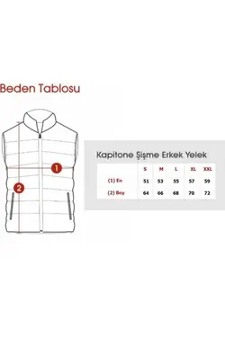 جلیقه اسپرت پفدار اسلیم فیت مردانه برند MY STORE DENİM کد 1665285606