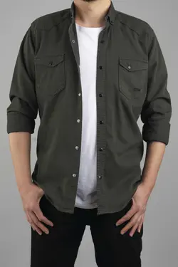 پیراهن جین اسلیم فیت یشمی مردانه برند YXC Trend Maker کد 1665245883