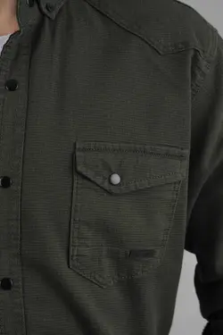 پیراهن جین اسلیم فیت یشمی مردانه برند YXC Trend Maker کد 1665245883