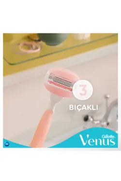 چاقو دستگاه اصلاح 4یدک venus زنانه راحتی برند Gillette Venus کد 1665395823