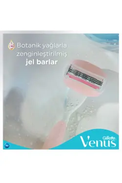 چاقو دستگاه اصلاح 4یدک venus زنانه راحتی برند Gillette Venus کد 1665395823