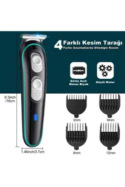 مراقبت دستگاه ریش شارژی ست سر/مو اصلاح قدرت گلکسی مردانه برند yopigo کد 1665604206