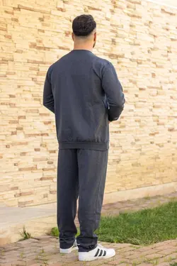 ست لباس راحتی سوییشرت قالب راحت کلفت قلاب دوزی شده مردانه برند Azıcık Akıllı کد 1666298707