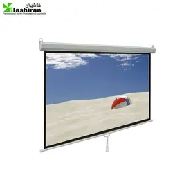 پرده نمایش دستی پروژکتور اسکوپ پارچه عالی سایز ۱۵۰x۱۵۰