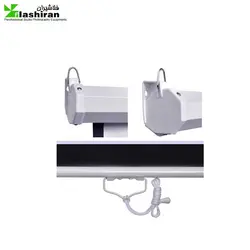 پرده نمایش دستی پروژکتور اسکوپ پارچه عالی سایز ۱۵۰x۱۵۰
