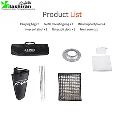 سافت‌باکس ۱۰۰×۷۰ زنبوری گودوکس Godox Softbox Grid