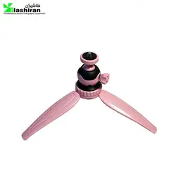 سه پايه عکاسي بيک(صورتی) Beike Q166 Mini Tripod-Pink+هولدر موبایل