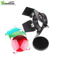 شیدر و فیلتر با دهانه ۹۶ میلیمتری BARNDOOR SET