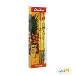 مداد فکتیس بسته 4 عددی همراه با پاک کن مدل آناناس