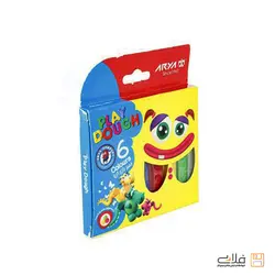 خمیر بازی 6 رنگ آریا مدل 1057 | فروشگاه فلاپی