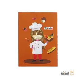 دفتر نقاشی 40 برگ مدل دختر آشپز | فروشگاه فلاپی - نوستالژی از جنس آینده