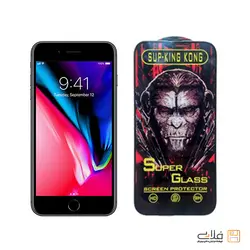 محافظ صفحه نمایش شیشه ای آیفون 8 پلاس – سوپر کینگ کونگ | فروشگاه فلاپی - نوستالژی از جنس آینده