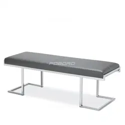 نیمکت دو نفره پایه فلزی مدرن فوبورو مدل ناتالی