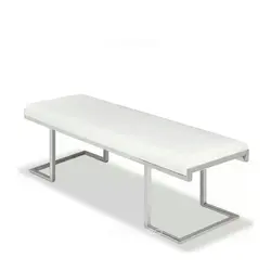 نیمکت دو نفره پایه فلزی مدرن فوبورو مدل ناتالی