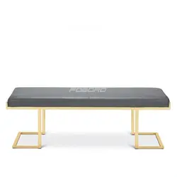 نیمکت دو نفره پایه فلزی مدرن فوبورو مدل ناتالی