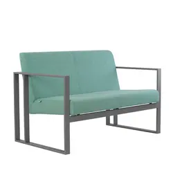 مبل اداری دو نفره پایه فلزی آرتمن مدل CCF721