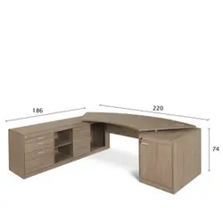 میز مدیریت جلیس مدل صدف تیپ 2