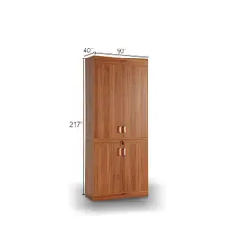 کتابخانه تمام چوبی جلیس مدل بنفشه 217