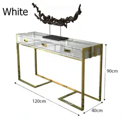 کنسول استیل سه کشو مدل بلوط