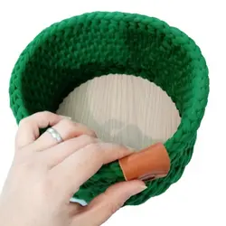 سبد قلاب بافی تریکو مدل گلبهار