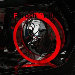 چراغ جلو ساینا طرح گلس قرمز