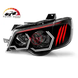 چراغ جلو اسپرت پراید ۱۱۱ و ۱۳۲ طرح هگزا قرمز