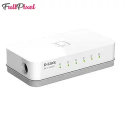 سوئیچ شبکه 5 پورت دی-لینک (D-LINK) مدل DES-1005C - فروشگاه اینترنتی فول پیکسل