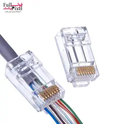 سوکت شبکه پلاستیکی Amp Cat6 UTP - فروشگاه اینترنتی فول پیکسل