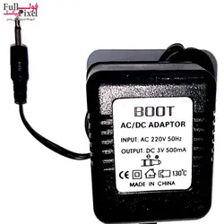 آداپتور آبگرمکن بوتان 3 ولت 500 میلی آمپر - فروشگاه اینترنتی فول پیکسل