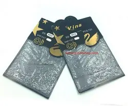 دیزاین ناخن خاویار هفت رنگ سوارفسکی SWAROVSKI