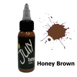 رنگ تاتو جولای مدل July Honey Brown