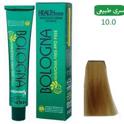 رنگ مو بدون آمونیاک بلونیا سری طبیعی رنگ بلوند پلاتینه شماره10.0 Bologna