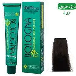 رنگ مو بدون آمونیاک بلونیا سری طبیعی رنگ قهوه ای شماره4.0 Bologna