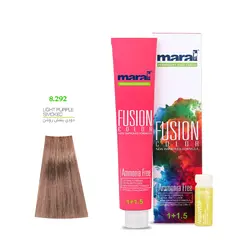 رنگ مو بدون آمونیاک فیوژن کالر مارال دودی بنفش روشن 8.292