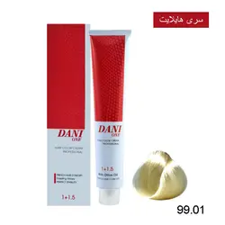 رنگ مو دنی وان سری هایلایت شماره 99.01 رنگ بلوند سوئدی
