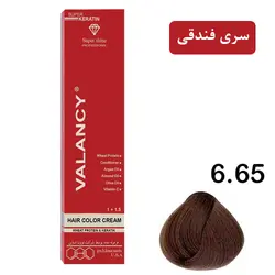 رنگ مو والانسی سری فندقی مدل بلوند فندقی تیره شماره W5