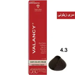 رنگ مو والانسی سری زیتونی مدل قهوه ای زیتونی متوسط شماره M3
