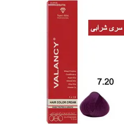 رنگ مو والانسی سری شرابی مدل شرابی خیلی روشن شماره V6