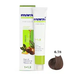رنگ موی مارال سری طبیعی شماره 6.78 قهوه ای کاپوچینو