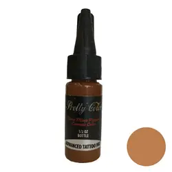 رنگ پرتی کالر تاتو مدل Light Brown