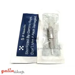 سوزن کارتریج تاتو پنج سر گرد پیچی