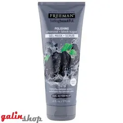 ماسک اسکراب زغال و شکر سیاه فریمن