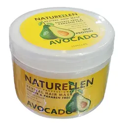 ماسک مو بدون سولفات مناسب موهای رنگ شده نچرالن Naturellen مدل Avocado (عصاره آووکادو)