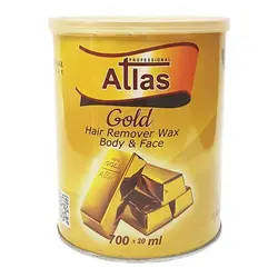 موم طلایی کنسروی اپیلاسیون گیاهی اطلس Atlas