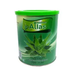 موم کنسروی اپیلاسیون آلوئه ورا کاملا گیاهی اطلس Atlas