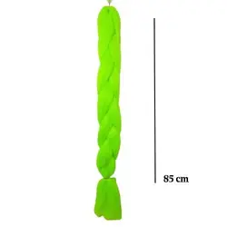 موی دو سر باز 85 سانت رنگی سبز روشن