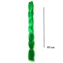 موی دو سر باز 85 سانت رنگی سبز چمنی